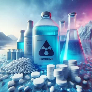 Types of chlorine used in swimming pools