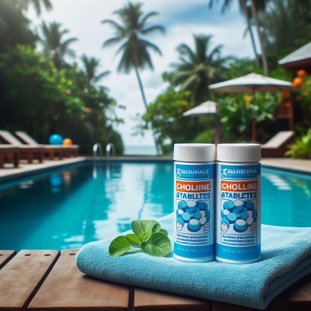 Pool chlorine tablets